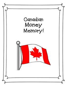 Preview of Canadian Money Memory - Colour