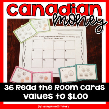 Preview of Canadian Money Centers | Read and Write the Room Canadian Coins