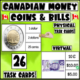 Canadian Money Task Cards Activity - Canadian Coins & Cana
