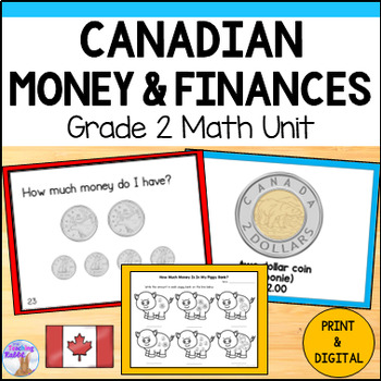 canadian money unit grade 2 distance learning by the teaching rabbit