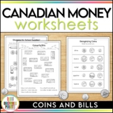 Canadian Money Activities | Coins and Bills | Financial Literacy
