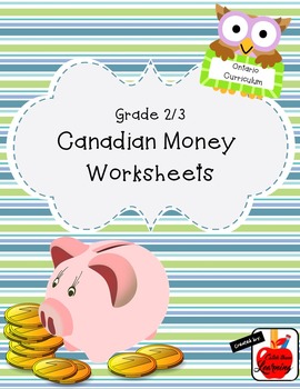 canadian money worksheets grade 23 by catch them learning tpt