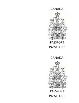 Preview of Canadian Passport Authentic Look