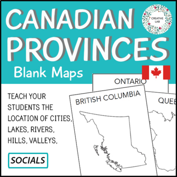 Preview of Canadian Province Maps & Canada Map