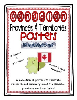 Preview of Canadian Provinces & Territories Research Posters