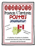 Canadian Provinces & Territories Research Posters