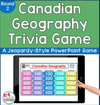 Preview of Canadian Provinces, Territories and Regions Trivia Game - Round 2