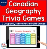 Canadian Provinces Territories and Regions Trivia Game Bun