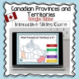 Canadian Provinces and Territories Interactive Game GOOGLE