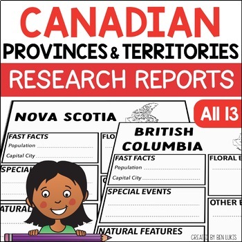 Preview of Canadian Provinces and Territories Research Projects - Canada Geography Reports 