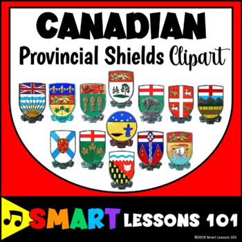 Preview of Canadian Provincial Symbols: Shields for Canadian Provinces and Territories