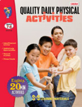 Canadian Quality Daily Physical Activities Grades 7-8 by On The Mark Press