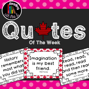 Preview of Canadian Quotes of the Week