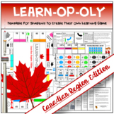 Canadian Regions: "Learn-opoly" Student-Created Game Templ