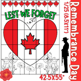 Canadian Remembrance Day Lest We Forget Collaborative Colo