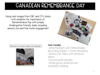 Preview of Canadian Remembrance Day Write the Room