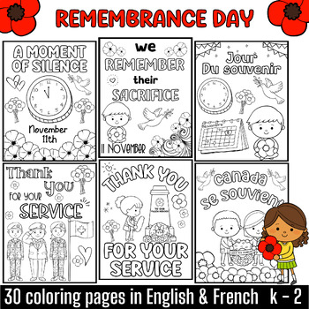 Canadian Remembrance day Coloring Pages, Coloring sheets, Le jour du ...