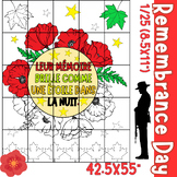 Canadian Remembrance day French collaborative poster Color