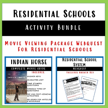 Preview of Canadian Residential Schools - Activity Bundle