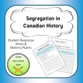 Canadian Segregation Free Write