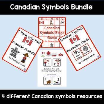 Preview of Canadian Symbols Activities bundle