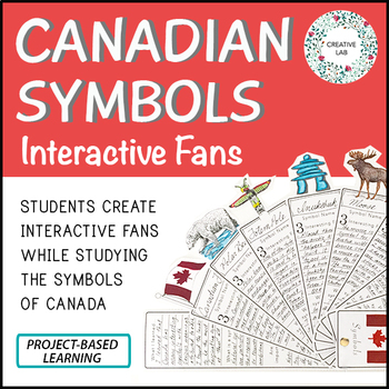 Preview of Canada Symbols Project - Interactive Fan - PBL