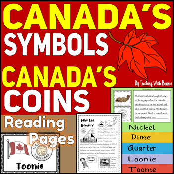 Preview of Canada's Coin & Symbols: Reading Pages, Posters, Flip Book: Grade 2