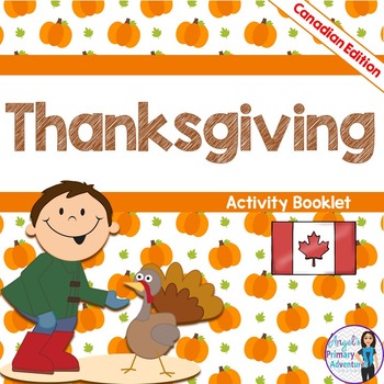 Preview of Canadian Thanksgiving Activity Booklet