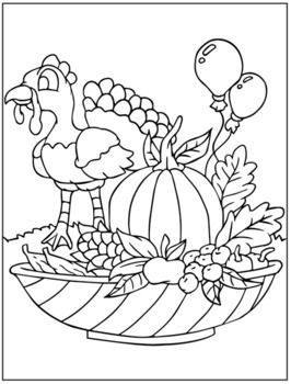 thanksgiving coloring pages for kids printable