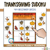 Thanksgiving Sudoku - Math Activities