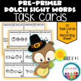 Canadian Thanksgiving Writing Activities | Dolch PrePrimer