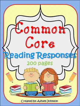 Preview of Canadian Version Common Core Reading Response Printables Fiction & Non-Fiction