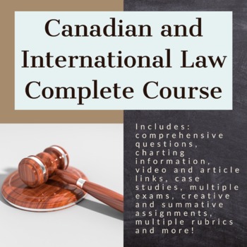 Preview of Canadian and International Law - COMPLETE COURSE