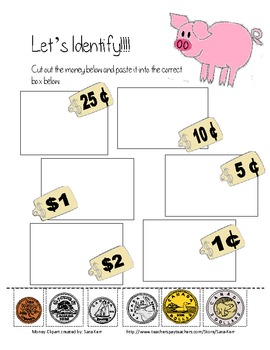 canadian money printables and workbook by 4 by 4 math and teaching
