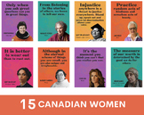 Canadian women, famous canadian women, women's history month
