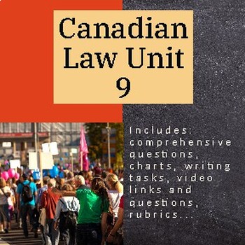Preview of Canadian Law - Unit 9 (ILC)