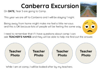 Preview of Canberra Social Story 
