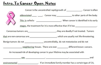 Preview of Cancer Open Notes with KEY