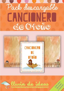 Preview of Cancionero de otoño para educación Infantil y Primaria