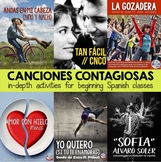 Canciones contagiosas 1 - Song bundle for Spanish classes