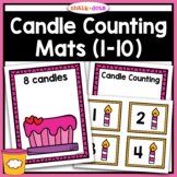 Candle Counting Number Mats | Counting to 10 | Number Recognition