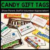 Teacher Appreciation Gift Tags for Candy