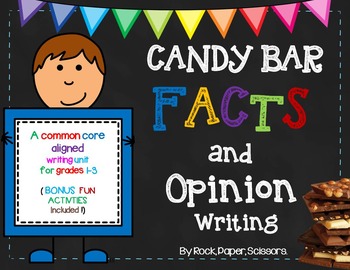 Preview of Candy Bar Opinion Writing