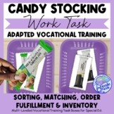 Candy Bar Stocking - Work Task for Vocational Prep in Auti