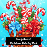 Candy Basket Christmas Coloring book-The Ideal Holiday Str