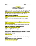 Candy Bomber Comprehension Quiz ANSWER KEY, Chapters 1-3