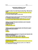 Candy Bomber Comprehension Quiz ANSWER KEY, Chapters 4-6