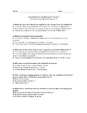 Candy Bomber Comprehension Quiz, Chapters 1-3