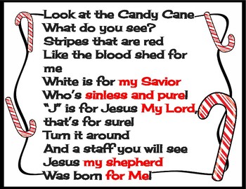 Candy Cane Activities FREEBIE by Mary Bown | TPT