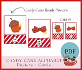 Candy Cane Alphabet Posters and Cards